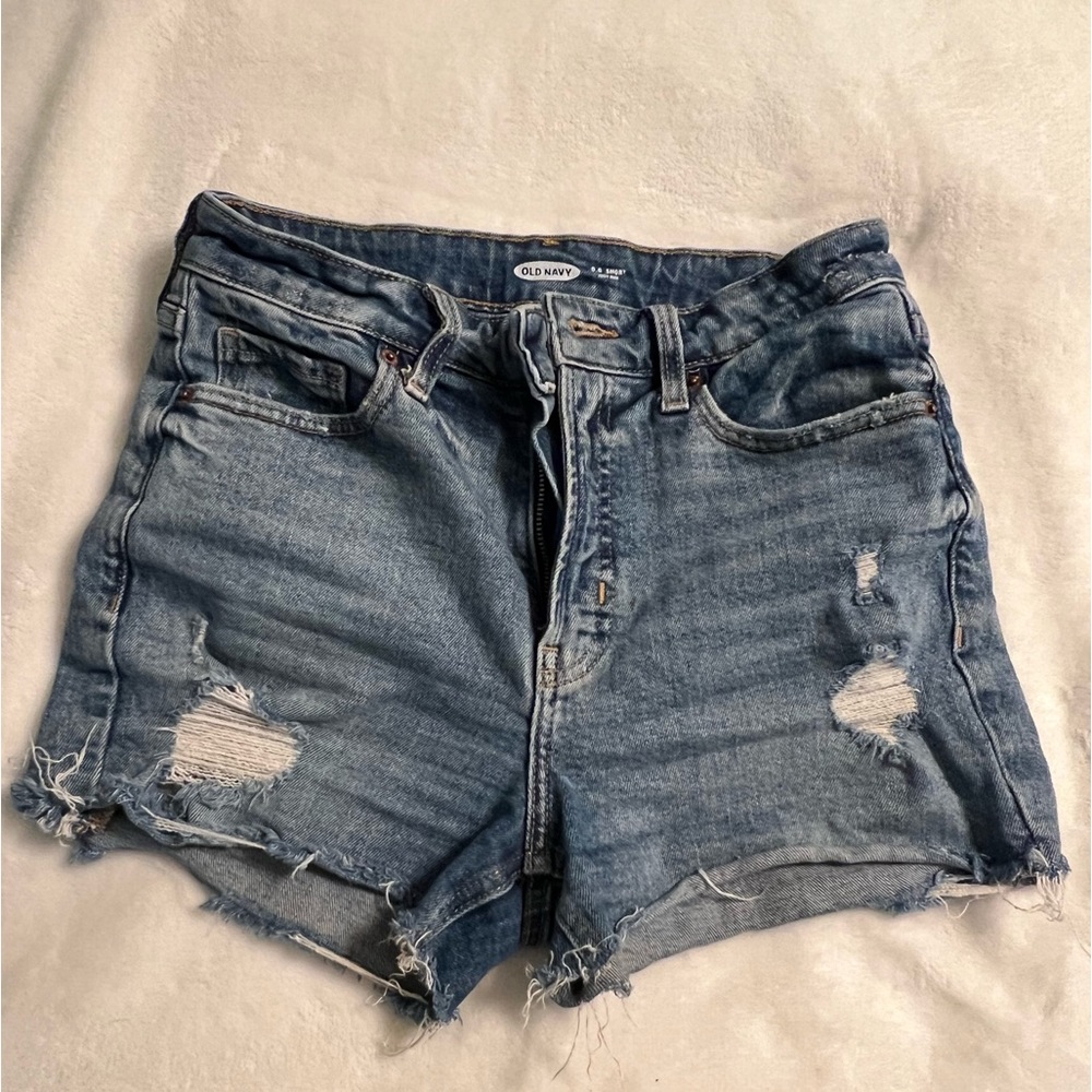 Old navy distressed jeans shorts